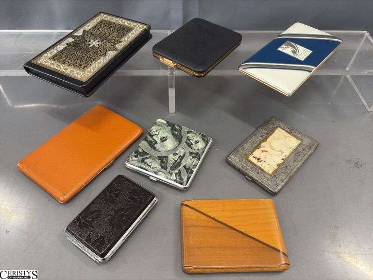 8 Cigarette Cases - 6" of largest image