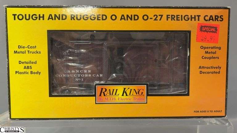 Rail King Confederate Army Woodside Caboose, Conductors Car image
