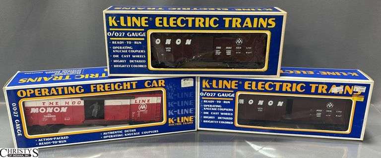 3 K-Line Monon Operating and Boxcars image