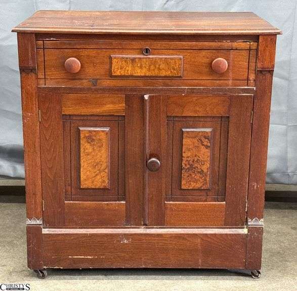 Wash Cabinet, Some Finish Wear and Showing Age, 29x17x30" image
