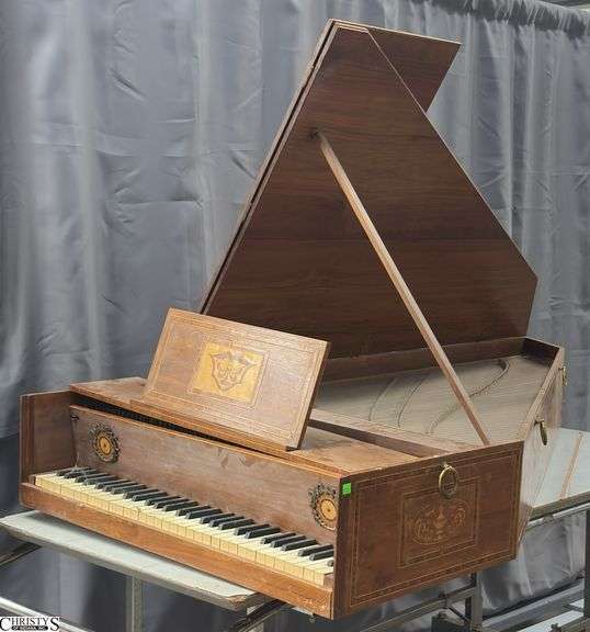 Vintage Harpsichord - 77" x 36.5" x 10" image