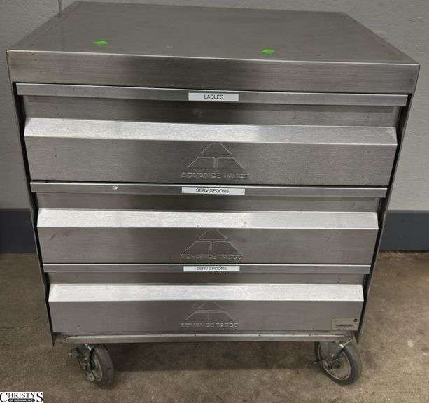 Metal Cabinet on Wheels 26x21x30 image