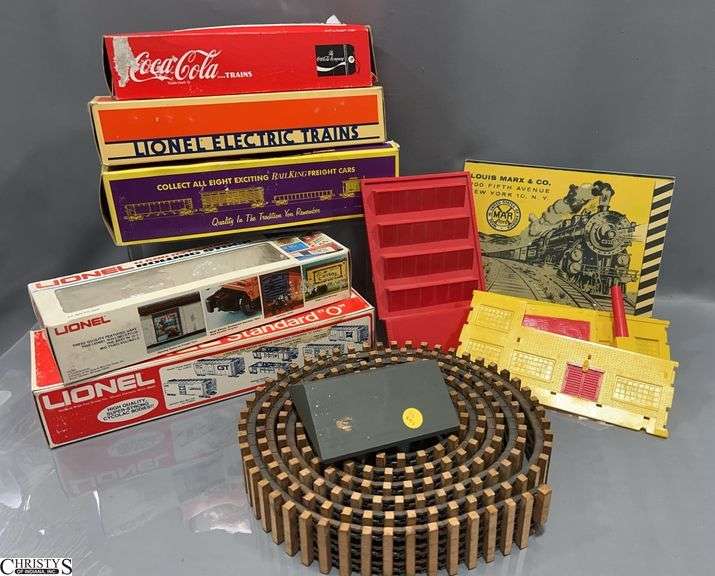 Empty Boxes, Wooden Train Track, Building image
