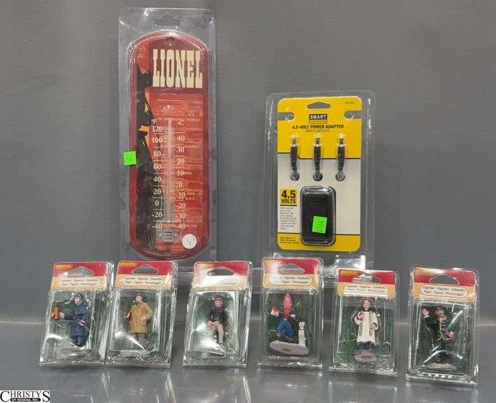 Lemax Layout People, Lionel Thermometer, Kline Adapters image
