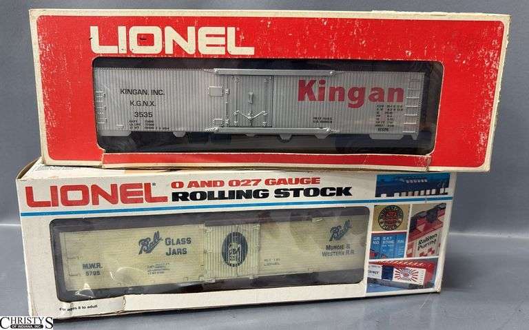 2pcs Kingan Reefer (Not Correct Box)  and Lionel Ball Glass Jars Reefer 6-5705 image