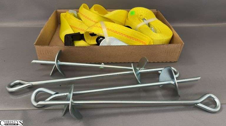 Ratchet Straps, Screw In Anchors, Store Returns image