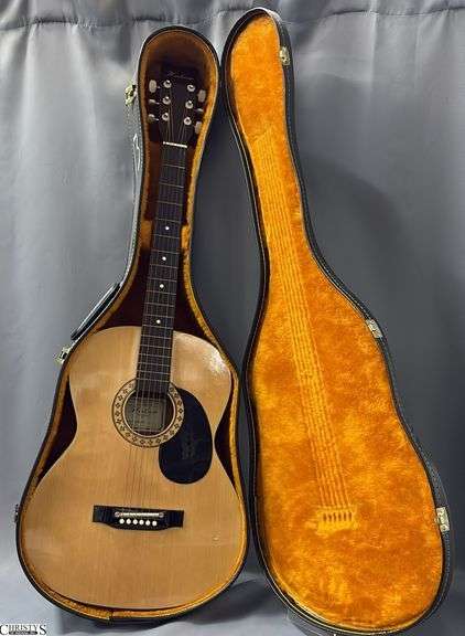 Hohner Model HW200 Acoustic Guitar in Case. From a Local School image