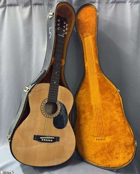 Hohner Model HW200 Acoustic Guitar in Case. From a Local School image