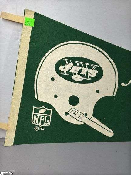 New York Jets NFL Pennant Dated 1967