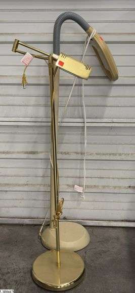 2 Adjustable Floor Lamps - 45" of tallest as sits image