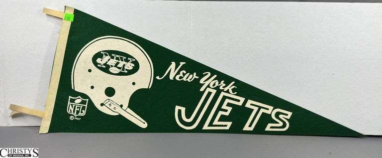 New York Jets NFL Pennant Dated 1967 image