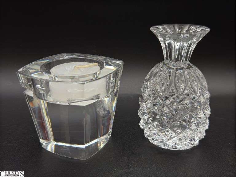 Waterford Pineapple Paperweight 4" Votive Holder image
