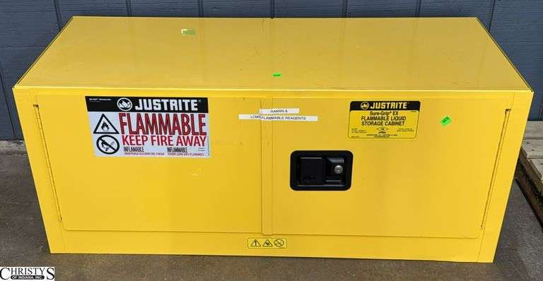2 Door Wall Flammable Cabinet 43x18x19 image