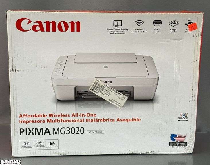 Canon Pixma MG3020 Printer in Box image