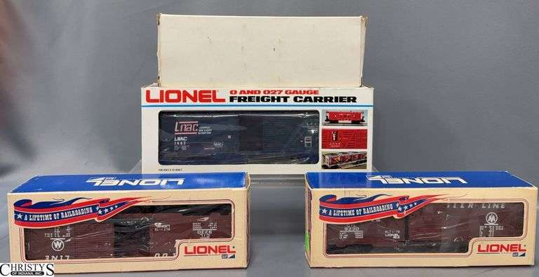 4 Lionel Boxcars, LCCA 6-7403, Monon 9230 image