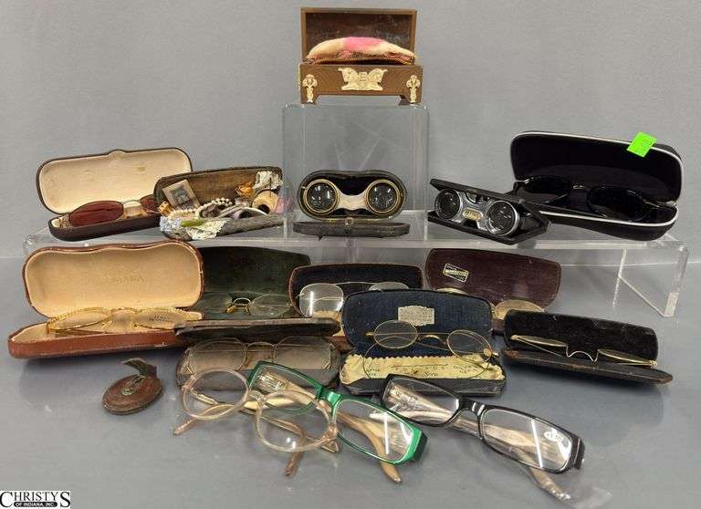 Vintage Spectacles, Cases, Modern Readers, Binoculars image