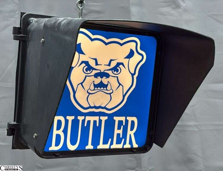 Lighted Butler Bulldog Crosswalk Light MTS Manufactured Plastic 15"x13" Tall image