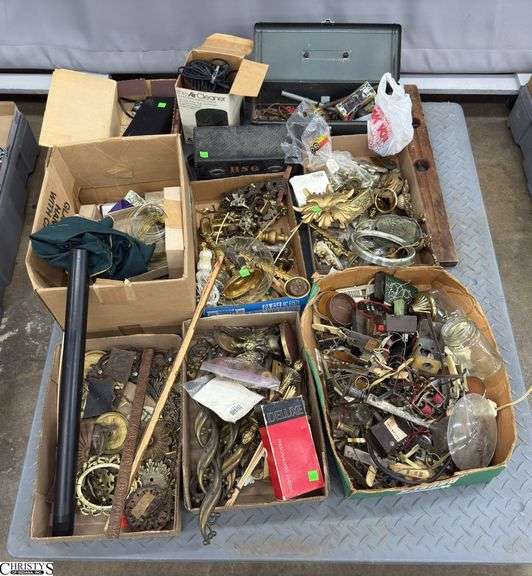 Skid Of Electrical/Lighting Components - May have damage throughout - SKID NOT INCLUDED image