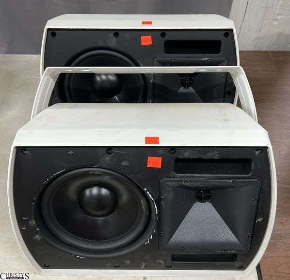 2 Klipsch Wall Mount Speakers - Untested - 12" x 12" x 16" of each image
