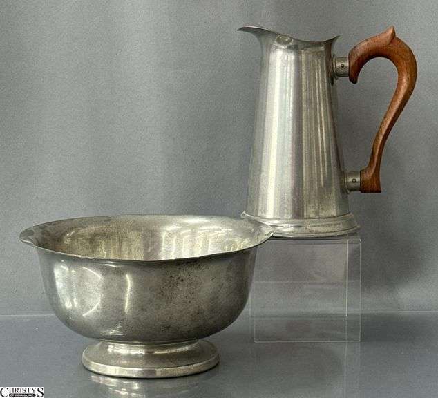 Stieff Pewter Tankard, 9" Round Bowl image