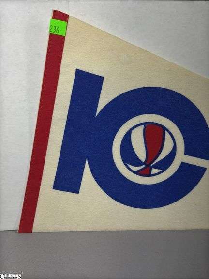 Vintage Kentucky Colonels ABA Basketball Pennant