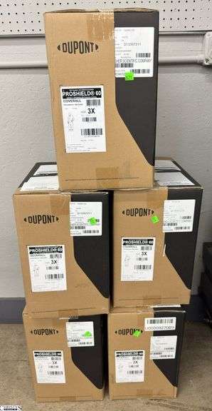 5 Cases of 3X Coveralls image