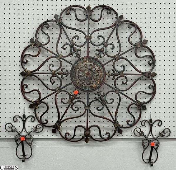 3 Pcs Metal Wall Decor Largest 29" Round image