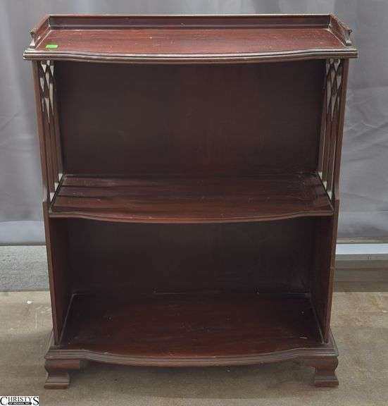 Butler Mahogany 3 Shelf Small Bookcase - 25" x 10" x 30" image