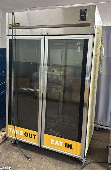 True 4 Door Pass Through Refrigerator Untested 51x38x83 image