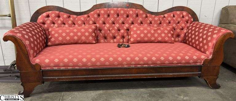 Victorian Parlor Sofa - 86" x 30" x 33" - 15" seat image