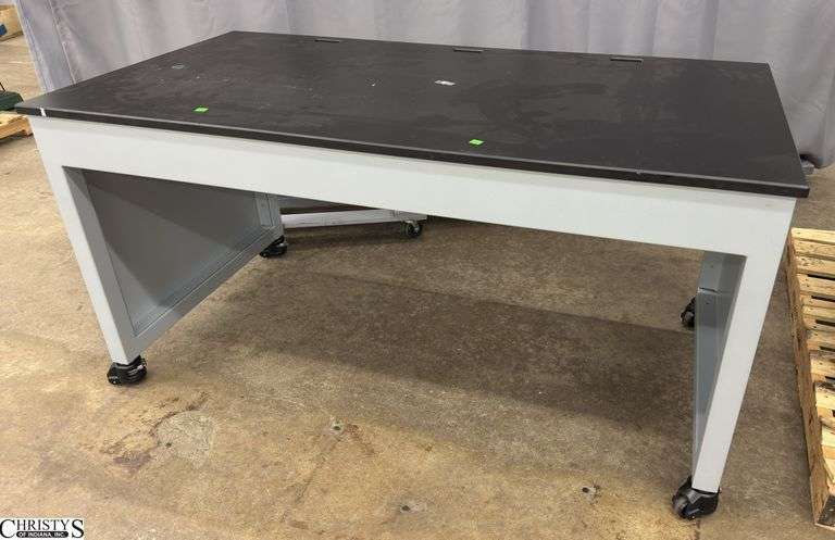 Rolling Desk Work Table 60x31x30 image