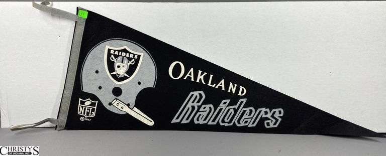 Oakland Raiders NFL Pennant Dated 1967 image