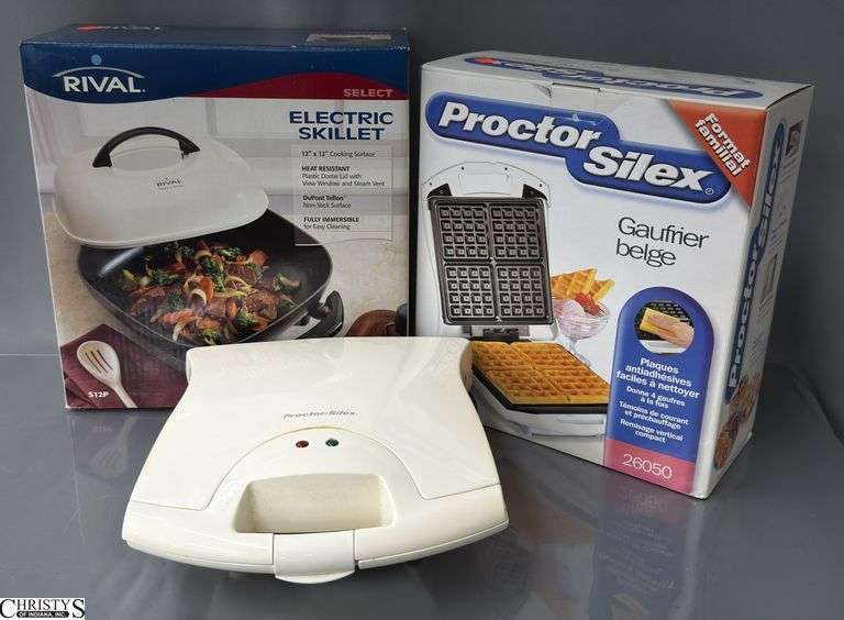 Waffle Maker, Electric Skillet image