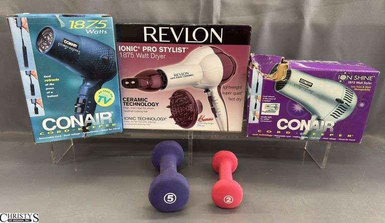 Conair and Revlon Hair Dryers In Boxes image