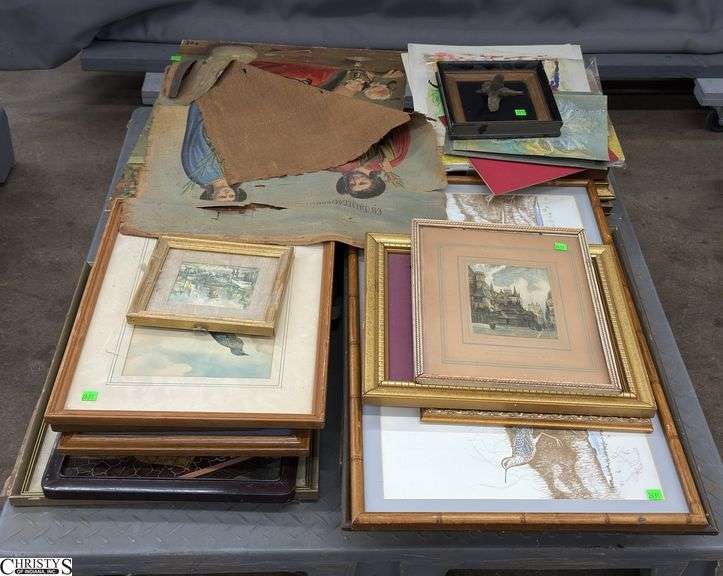 Skid of Frames, Artwork - May Have Damage Throughout - SKID NOT INCLUDED image