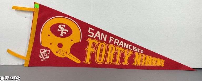 San Francisco Forty Niners NFL Pennant Dated 1967 image