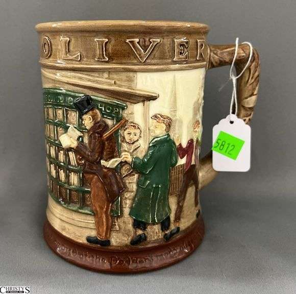 Royal Doulton "Oliver Twist" Tankard, 6.25" Tall image