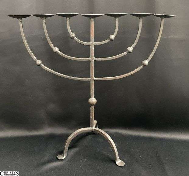 Primitive Menorah 21.5"x20" image