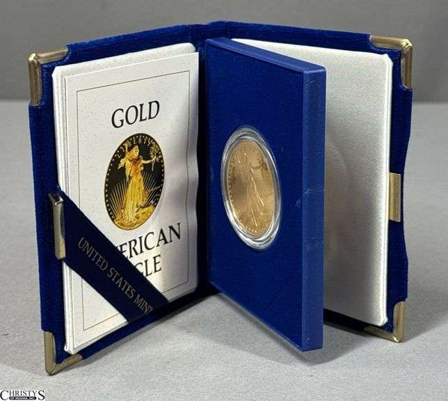 Gold American Eagle One Ounce Bullion Coin in Box image