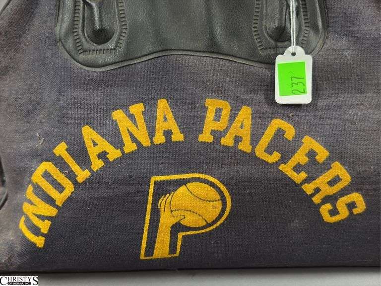 Vintage Indiana Pacers ABA Bag Approx. 15" X 9" Tall