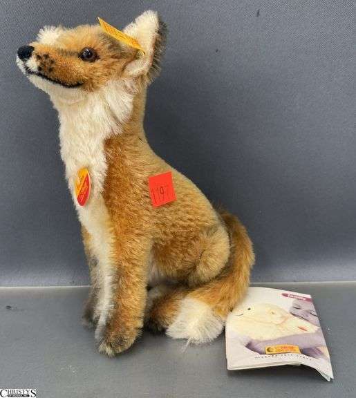 Steiff Fox Stuffed Animal 7" image