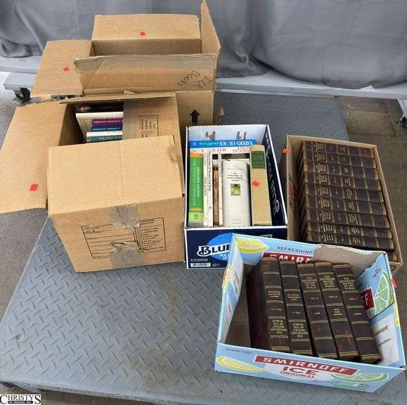 Skid With Books, The Historians History of The World 1-27, and Other Misc Books Skid Is NOT included image