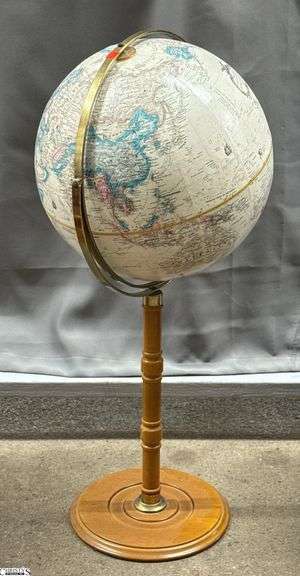 16" Globe on Stand 36" Tall Overall image