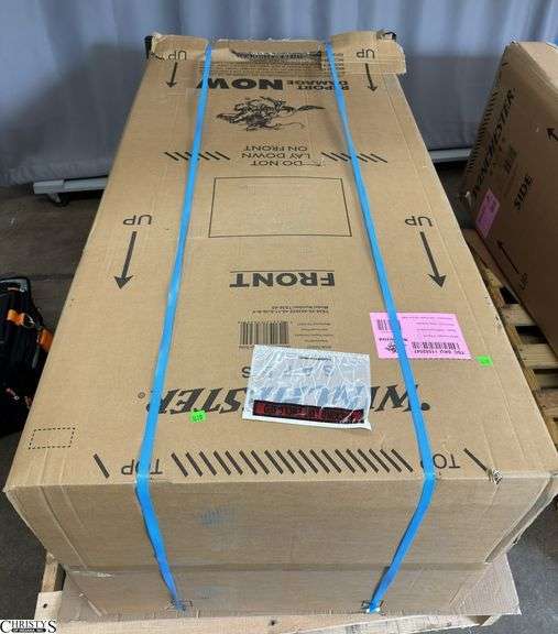 Winchester TS36-45 Gun Safe Damaged in Shipping Still in Shipping Box and On It's Side image