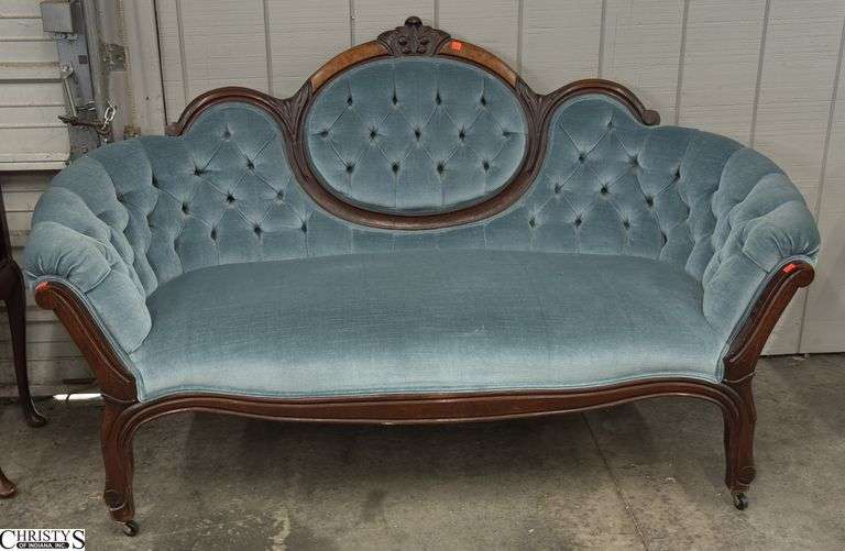 Victorian Parlor Sofa - 62" x 37" - 18" seat image