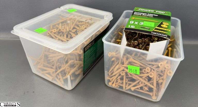 Interior Screws, Open Cases of Tan Deck Screws image