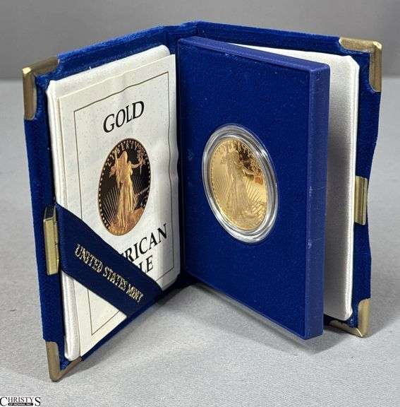 Gold American Eagle One Ounce Bullion Coin in Box image