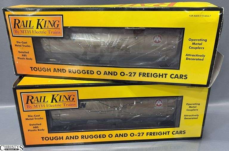 Rail King Monon 4 bay Cylindrical Hopper Cars #30-75274 image