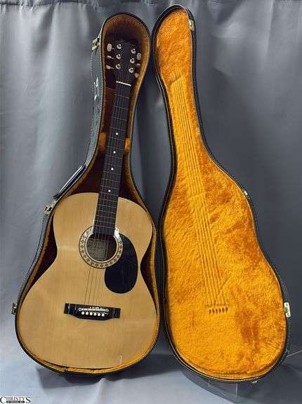 Hohner Model HW200 Acoustic Guitar in Case. From a Local School image