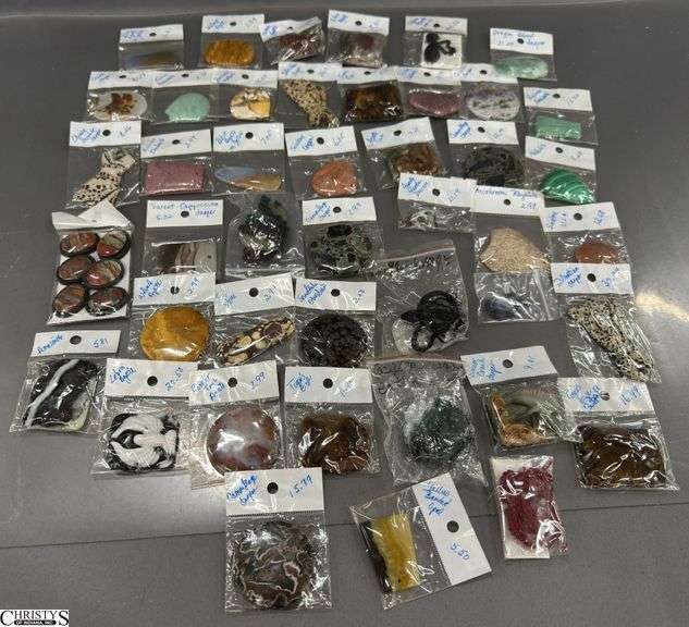 Individually Packaged Stones, Agate Geode Druzy, Ocean and Other Jasper Stones, Some Shapes image